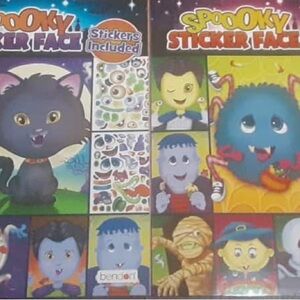 Spooky Sticker Face Set for Kids